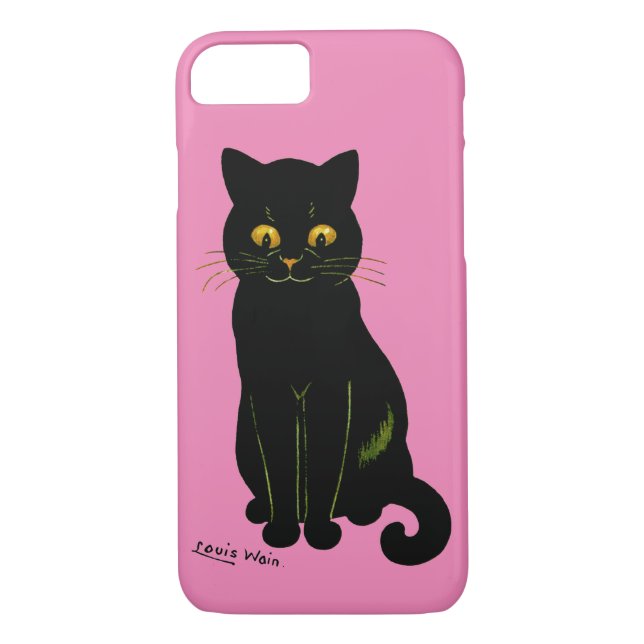 Capa Para iPhone, Case-Mate Gato negro, Louis Wain (Verso)
