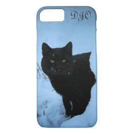 Capa Para iPhone Da Case-Mate Gato Neve Negra Assustador