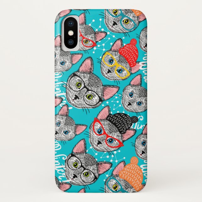 Capa Para iPhone, Case-Mate Gato no chapéu (Verso)