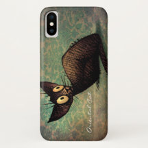 Gato oriental preto de Shorthair do vintage