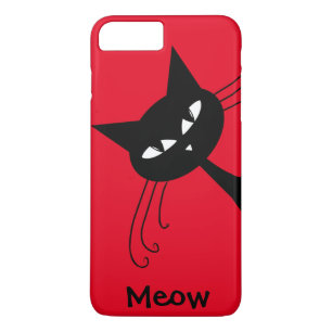 Capa Para iPhone Da Case-Mate Gato preto engraçado subtil felino