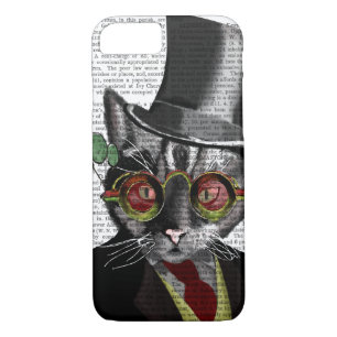 Capa Para iPhone Da Case-Mate Gato Vapor - Chapéu Superior e óculos amarelos ver