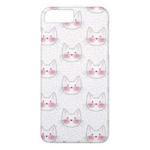 Capa iPhone 8 Plus/7 Plus Gatos bonitos do gatinho de Kawaii do japonês