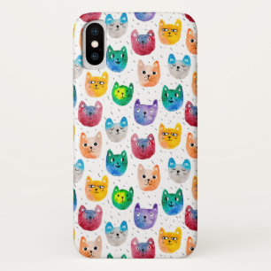 Capa Para iPhone Da Case-Mate Gatos com aquarelas e amigos