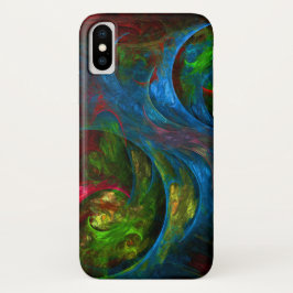 Capa Para iPhone Da Case-Mate Genesis Blue Abstrato Art