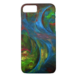 Capa iPhone 8/7 Genesis Blue Abstrato Art