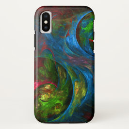 Capa Para iPhone Da Case-Mate Genesis Blue Abstrato Art