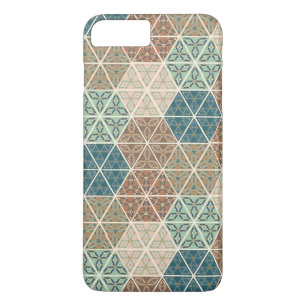 Capa Para iPhone Da Case-Mate Geo exterior XI teste padrão tribal azul & verde