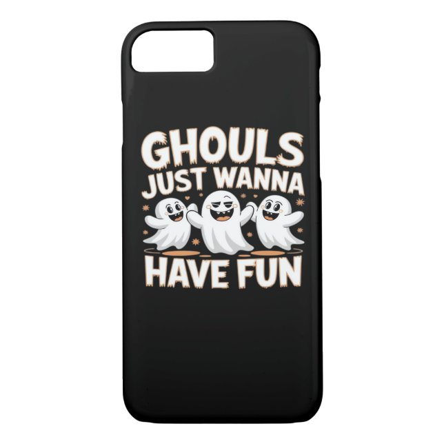 Capa Para iPhone, Case-Mate Ghouls Só Quer Se Divertir - Estilo Básico Hallowe (Verso)