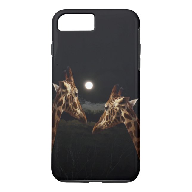 Capa Para iPhone, Case-Mate Girafa Amor À Lua, (Verso)