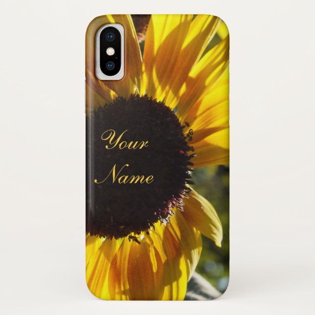 Capa Para iPhone, Case-Mate Girassol da manhã *Personalizável (Verso)