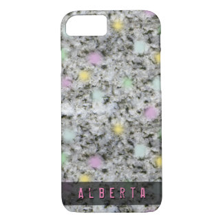 Capa iPhone 8/7 Girly Geology Pastel Rock Texture