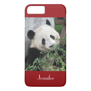 Capa iPhone 8 Plus/7 Plus Giro-Grito, Vermelho Escuro, Personalizado com Nom