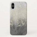 Capa Para iPhone Da Case-Mate Glitter Swirl<br><div class="desc">Glitter Swirl I de Jennifer Goldberger. Design com lindas cinzas e galhos de ouro.</div>