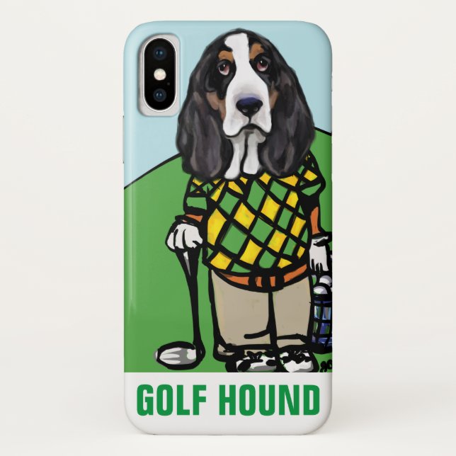 CAPA PARA iPhone, Case-Mate  GOLF HOUND (Verso)