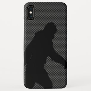 Capa Para iPhone XS Max Gone Squatchin For on Carbon Fiber Impressão