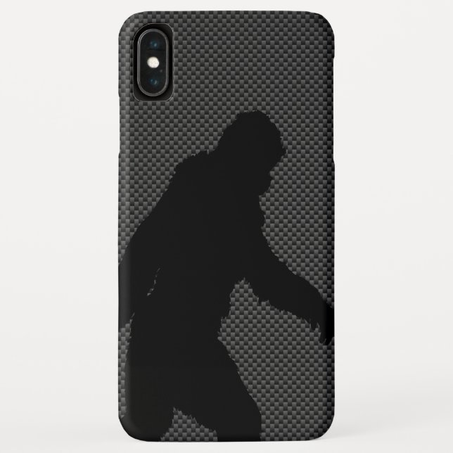 Capa Para iPhone, Case-Mate Gone Squatchin For on Carbon Fiber Impressão (Verso)