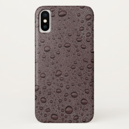 Capa Para iPhone Da Case-Mate Gotas de água marrom da Maroon