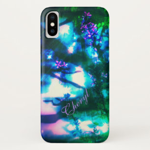 Capa Para iPhone X Gótico oriental dos Wildflowers