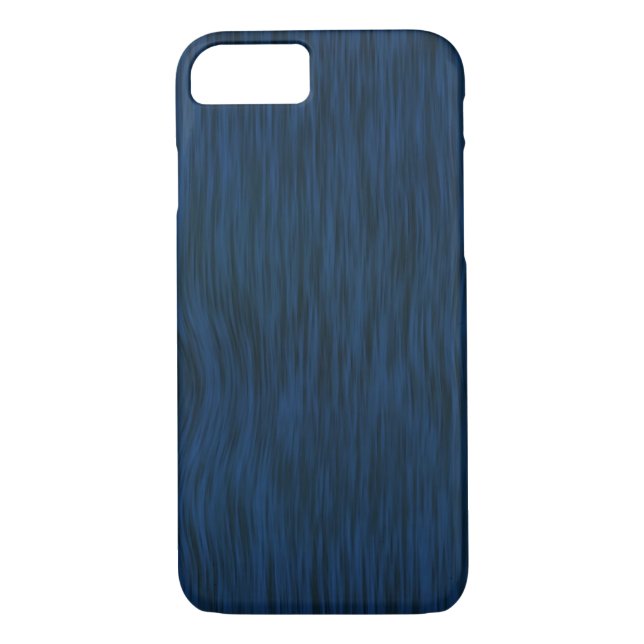 Capa Para iPhone, Case-Mate Graça De Madeira Profundamente Azul (Verso)