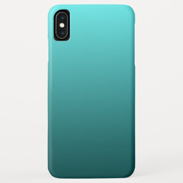 Capa Para iPhone, Case-Mate Gradiente de Aqua Teal (Verso)
