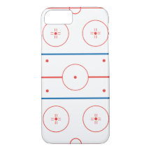 gráfico de pista de hóquei no gelo