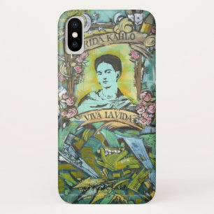 Capa Para iPhone X Grafites de Frida Kahlo