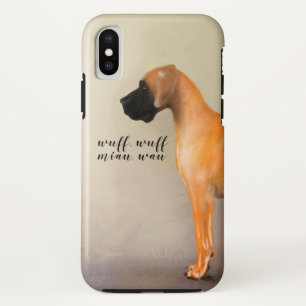 Capa Para iPhone Da Case-Mate Grande dinamarquês com texto