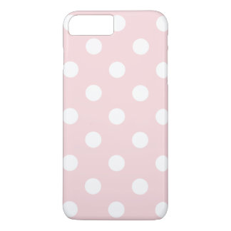 Capa Para iPhone Da Case-Mate Grandes bolinhas - branco em rosa pálido