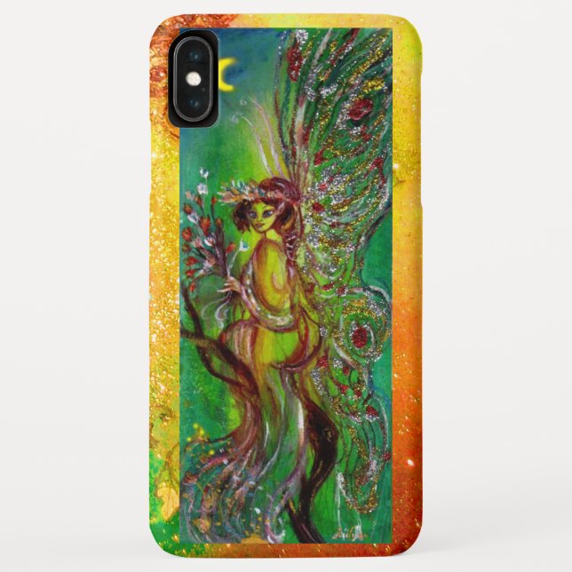 Capa Para iPhone, Case-Mate GREEN FAIRY IN MOONLIGHT Fantasy Yellow (Verso)