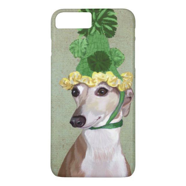 Capa Para iPhone, Case-Mate Greyhound no Chapéu Verde (Verso)