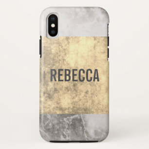 Capa Para iPhone Da Case-Mate grunge ouro mármore