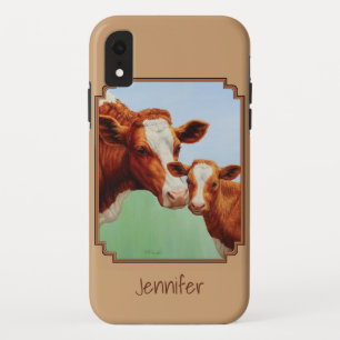 Capa Para iPhone Da Case-Mate Guernsey Calf e Mãe Vaca
