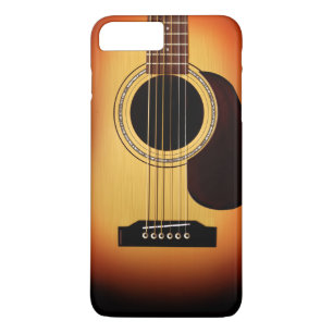 Capa iPhone 8 Plus/7 Plus Guitarra acústica do Sunburst