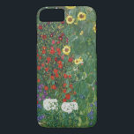 Capa iPhone 8/7 Gustav Klimt - Jardim de Fazenda com Girassóis<br><div class="desc">Gustav Klimt - Jardim de Fazenda com Girassóis</div>