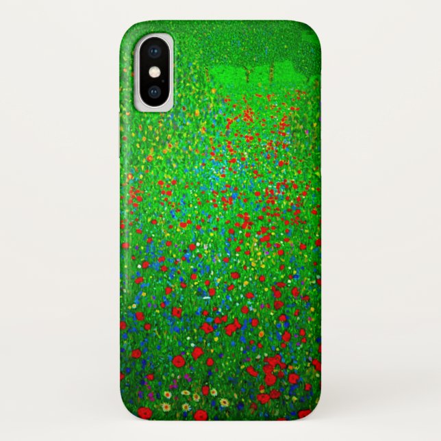 Capa Para iPhone, Case-Mate Gustav Klimt Poppy Field (Verso)