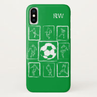 Habilidades pintadas personalizadas do futebol