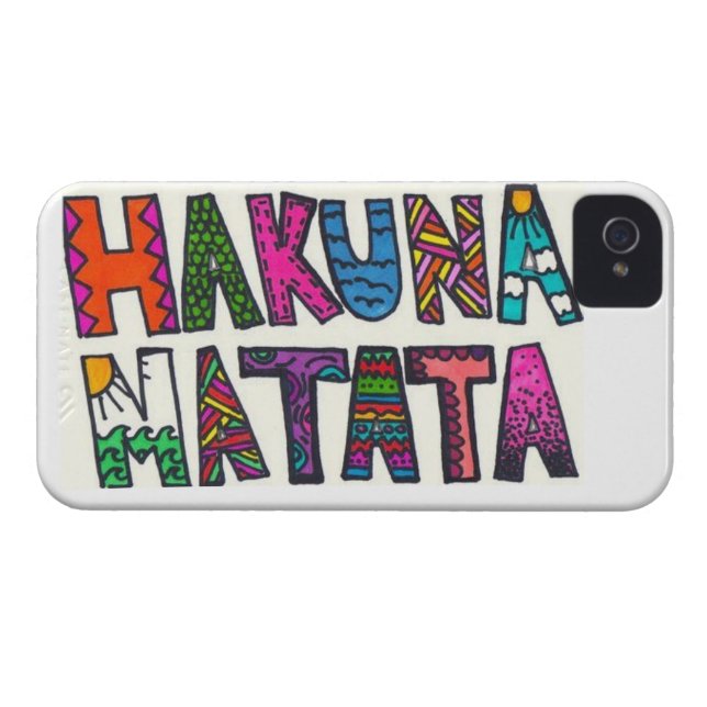 Capa Para iPhone, Case-Mate Hakuna Matata (Verso Horizontal)
