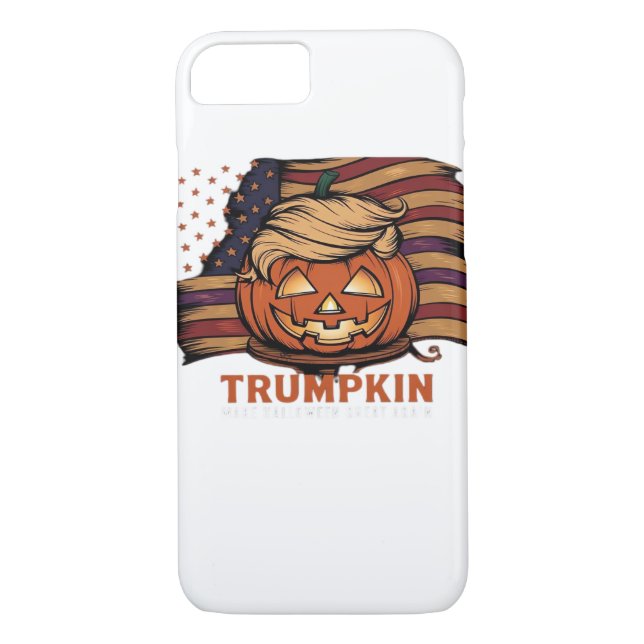 Capa Para iPhone, Case-Mate Halloween, Pumpkin Trumpkin, Faça Excelente de Hal (Verso)