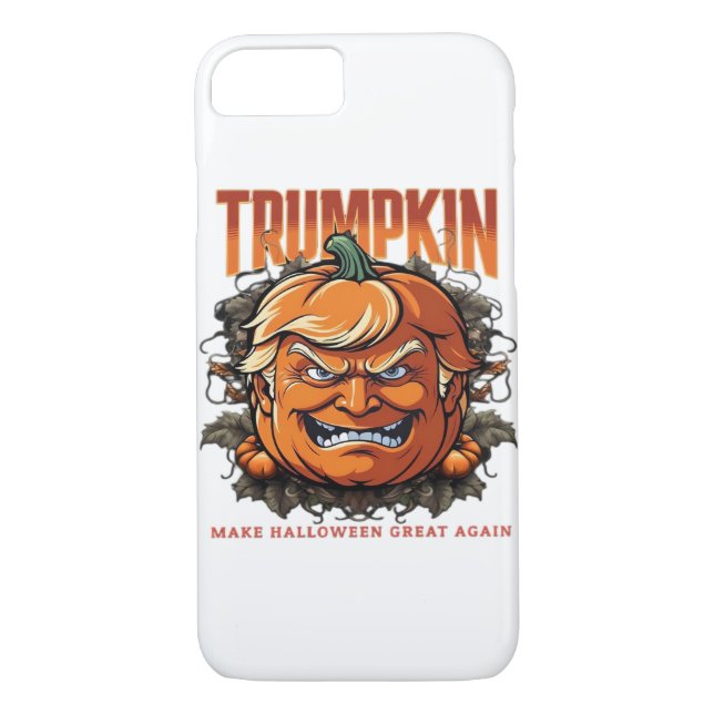 Capa Para iPhone, Case-Mate Halloween Trumpkin Faz Excelente de Halloween Nova (Verso)