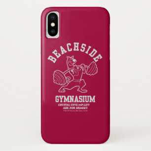 Capa Para iPhone Da Case-Mate "Halterofilismo do ginásio perto da praia" de