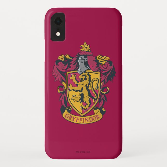 Capa Para iPhone, Case-Mate Harry Potter | Brasão da Grifinória Dourado e Verm (Verso)