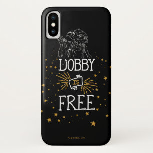 Capa Para iPhone X Harry Potter  Dobby Is Free