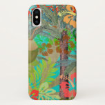 Capa Para iPhone Da Case-Mate Hawaii Flower Hula Vintage - Gráfico Floral<br><div class="desc">Colagem Hula Colorida do Havaí - Esta imagem é um design gráfico de arte de flores e palmeiras do Havaí. A colagem botânica é sobre a cor da ilha tropical.</div>