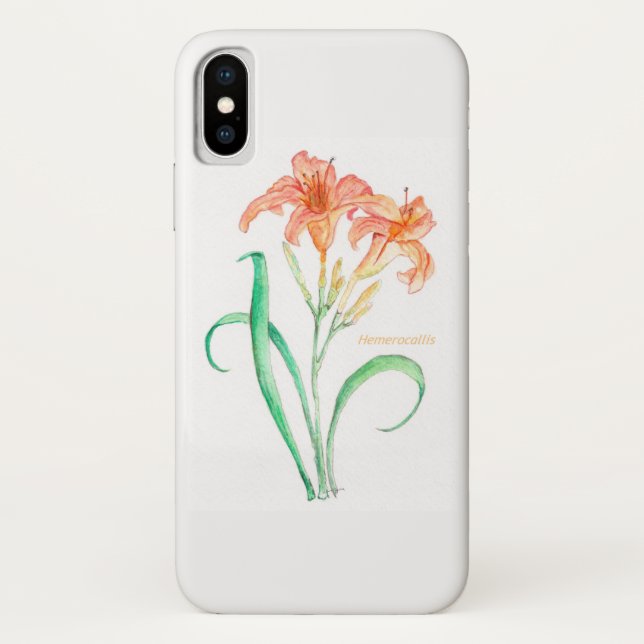 Capa Para iPhone, Case-Mate Hemerocallis (Dia Lily) (Verso)