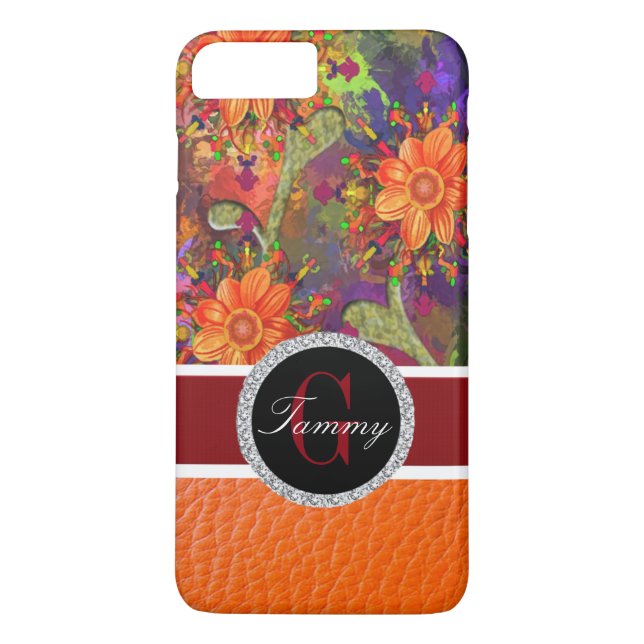 Capa Para iPhone, Case-Mate Hibiscus Flores de laranja (Verso)