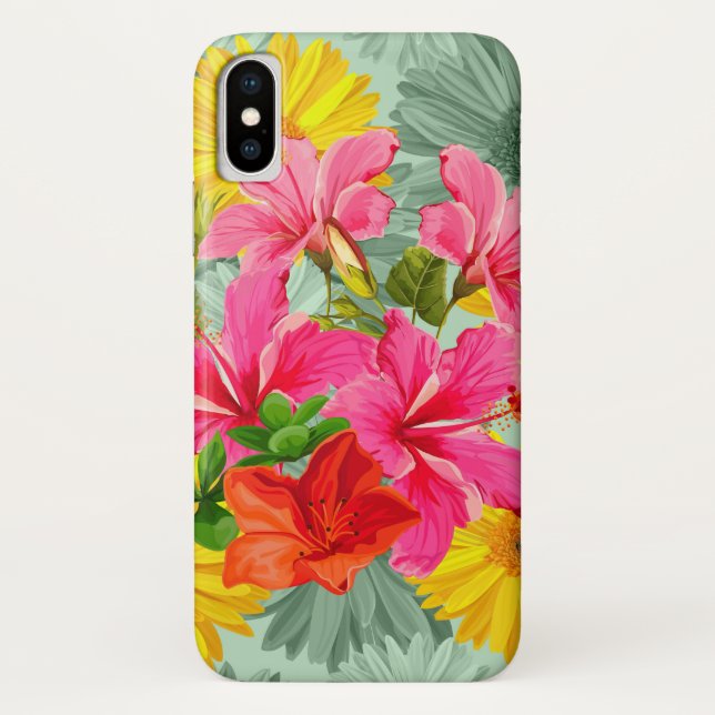 Capa Para iPhone, Case-Mate Hibiscus Tropical (Verso)