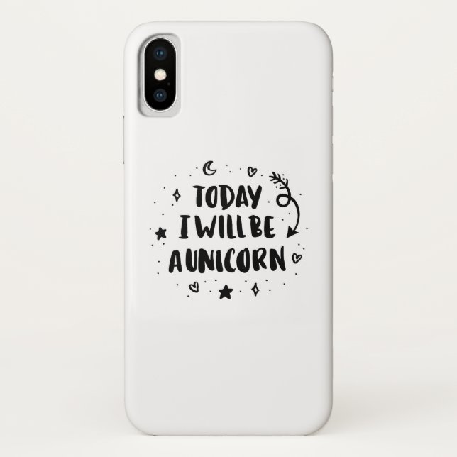 Capa Para iPhone, Case-Mate Hoje eu serei um unicórnio (Verso)