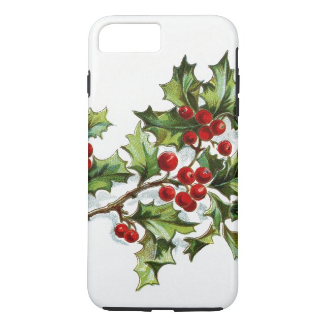 Capa Para iPhone, Case-Mate Holly Berries 001 (Verso)