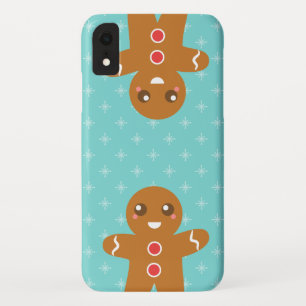 Capa Para iPhone XR Homem de Biscoito de Gengibre Fofo e Feliz para o 